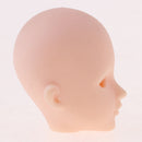 Plastic Female Doll Head Sculpt without Eyes for 1/6 BJD OB Doll Custom Accs Practise Make Up