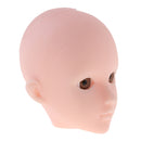 Beautiful Female Brown Eyes No Makeup Head for 1/6 BJD OB Doll DIY Making Body Parts