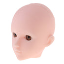 Beautiful Female Brown Eyes No Makeup Head for 1/6 BJD OB Doll DIY Making Body Parts