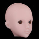 Beautiful Female Brown Eyes No Makeup Head for 1/6 BJD OB Doll DIY Making Body Parts