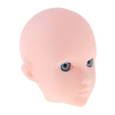 Beautiful Female Blue Eyes No Makeup Head for 1/6 BJD OB Doll DIY Making Body Parts
