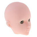 Beautiful Female Green Eyes No Makeup Head for 1/6 BJD OB Doll DIY Making Body Parts
