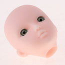 Beautiful Female Green Eyes No Makeup Head for 1/6 BJD OB Doll DIY Making Body Parts