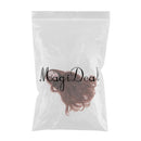 1/6 Female Ball Joint Doll Head Carving Sculpt with White Straight Hair Wig for BJD for MSD Doll