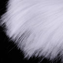 1/6 Female Ball Joint Doll Head Carving Sculpt with White Straight Hair Wig for BJD for MSD Doll