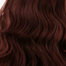 1/6 Female Ball Joint Doll Head Carving Sculpt with Brown Curl Hair Wig for BJD MSD Doll