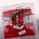 3pcs Long Sleeve Dress Suit for 1/3 BJD Night Lolita Christmas Costume Accessories