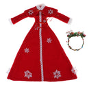 3pcs Long Sleeve Dress Suit for 1/3 BJD Night Lolita Christmas Costume Accessories