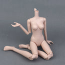 Flexible 1/4 Ball Jointed Doll Nude Body Large Chest Modern Girl Body Parts DIY Custom Accessories