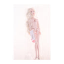 1/6 BJD Female Nude Body 14 Jointed Girl Doll with Head DIY Replacements Supplies (Light Golden Hair)