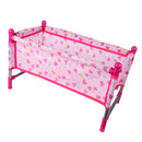 Simulation Newborn Baby Toddler Fun Play Pretend Furniture Crib Bed Model for Reborn Dolls Supplies