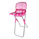 23*31*56cm Baby Doll Dining High Chair Model Simulation Furniture Model for 9-12inch Doll Kids Pretend Play Toy