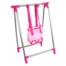 Nursery Room Furniture Decor - ABS Baby Doll Swing Rocking Chair for 9-12inch Reborn Doll for Mellchan Doll Accessories