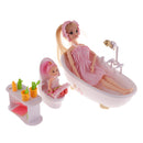 1/6 Dreamy Bathroom Furniture Set for Female Figures for Blythe Takara for Dollfie DOD SD Dolls House Decor