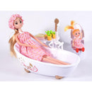 1/6 Dreamy Bathroom Furniture Set for Female Figures for Blythe Takara for Dollfie DOD SD Dolls House Decor