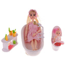 1/6 Dreamy Bathroom Furniture Set for Female Figures for Blythe Takara for Dollfie DOD SD Dolls House Decor