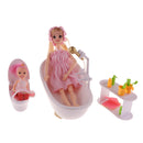 1/6 Dreamy Bathroom Furniture Set for Female Figures for Blythe Takara for Dollfie DOD SD Dolls House Decor