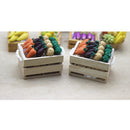 1/6 1/12 Scale Miniature A Basket of Assorted Vegetables Dollhouse Kitchen Accessories