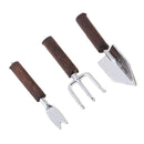 3 Pieces Miniature Alloy Shovel Potted Tools for 1/12 Dollhouse Room Garden Life Scenes Decor