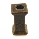 Square Ceramic Bronze Pillar Model for 1:12 Dolls House Fixtures Fittings Craft Kit