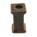 Square Ceramic Bronze Pillar Model for 1:12 Dolls House Fixtures Fittings Craft Kit