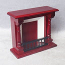 Rosewooden Fireplace Toy for 1:12 Scale Dollhouse Miniature Room Furniture Decor Toys Kids Pretend Play Toy