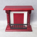 Rosewooden Fireplace Toy for 1:12 Scale Dollhouse Miniature Room Furniture Decor Toys Kids Pretend Play Toy