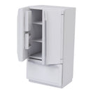 Handmade 1/12 Miniature Refrigerator Fridge Model for Dolls House Kitchen/ Dining Room/ Living Room Decoration