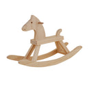 12inch Fashion Dolls Accessory - 1/6 Scale Lovely Solid Wood Crafts Rocking Horse Mini Cockhorse for Fairy Garden Decor
