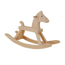 12inch Fashion Dolls Accessory - 1/6 Scale Lovely Solid Wood Crafts Rocking Horse Mini Cockhorse for Fairy Garden Decor