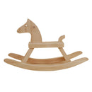 12inch Fashion Dolls Accessory - 1/6 Scale Lovely Solid Wood Crafts Rocking Horse Mini Cockhorse for Fairy Garden Decor