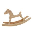 12inch Fashion Dolls Accessory - 1/6 Scale Lovely Solid Wood Crafts Rocking Horse Mini Cockhorse for Fairy Garden Decor