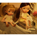 12inch Fashion Dolls Accessory - 1/6 Scale Cute Solid Wood Crafts Rocking Horse White Mini Cockhorse for Fairy Garden Decor