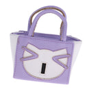 Lovely Cat Face Handbag 1/6 PU Leather Bag for Blythe for Female Figures for Monster High Dolls Fashion Accessories