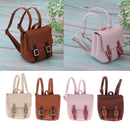 Fashion 1/6 PU Leather Backpack Schoolbag Outfit for Blythe for LUTS DOD SD DD Ball Jointed Dolls Accessory