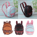 1/6 BJD Dolls' PU Leather Bag School Bag Shoulder Bag Mini Backpack for Blythe Doll Accessories