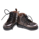 Handmade 70cm BJD SD17 Uncle Shoes Punk Style Boots for DOD SD Hound DZ70 DOI Ball Jointed Doll Brown