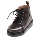 Handmade 70cm BJD SD17 Uncle Shoes Punk Style Boots for DOD SD Hound DZ70 DOI Ball Jointed Doll Brown