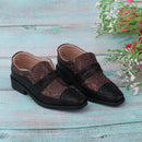 Delicate SD17 PU Leather Shoes Uncle Size 1/3 BJD Smart Dolls Shoes Serpentine Patterns for LUTS SD DOD