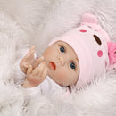 55m Soft Silicone Handcraft Newborn Baby Dolls Realistic Looking Reborn Doll Baby Toddler Kids Gift