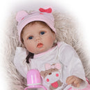 55m Soft Silicone Handcraft Newborn Baby Dolls Realistic Looking Reborn Doll Baby Toddler Kids Gift