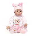 55m Soft Silicone Handcraft Newborn Baby Dolls Realistic Looking Reborn Doll Baby Toddler Kids Gift