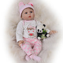 55m Soft Silicone Handcraft Newborn Baby Dolls Realistic Looking Reborn Doll Baby Toddler Kids Gift