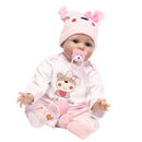 55m Soft Silicone Handcraft Newborn Baby Dolls Realistic Looking Reborn Doll Baby Toddler Kids Gift