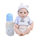 10inch Newborn Baby Doll in Clothes Real Looking Soft Touch Full Vinyl Body Reborn Boy Doll Christmas Gifts