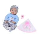 55m Soft Silicone Handcraft Newborn Baby Dolls Realistic Looking Reborn Doll Baby Toddler Kids Gift