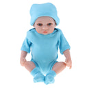 Real Life 10inch Native American Reborn Doll Soft Silicone Newborn Baby Doll Wearing Pajama Costume Sleeping Appease Toys