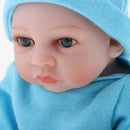 Real Life 10inch Native American Reborn Doll Soft Silicone Newborn Baby Doll Wearing Pajama Costume Sleeping Appease Toys