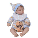 17inch Newborn Baby Doll in Clothes Sleeping Soft Touch Vinyl Head Limbs Reborn Boy Doll Christmas Gifts
