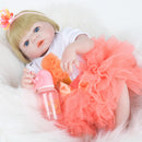 Reborn Baby Girl Dolls 22inch Cute Realistic Soft Silicone Dolls Newborn Baby Dolls with Clothes